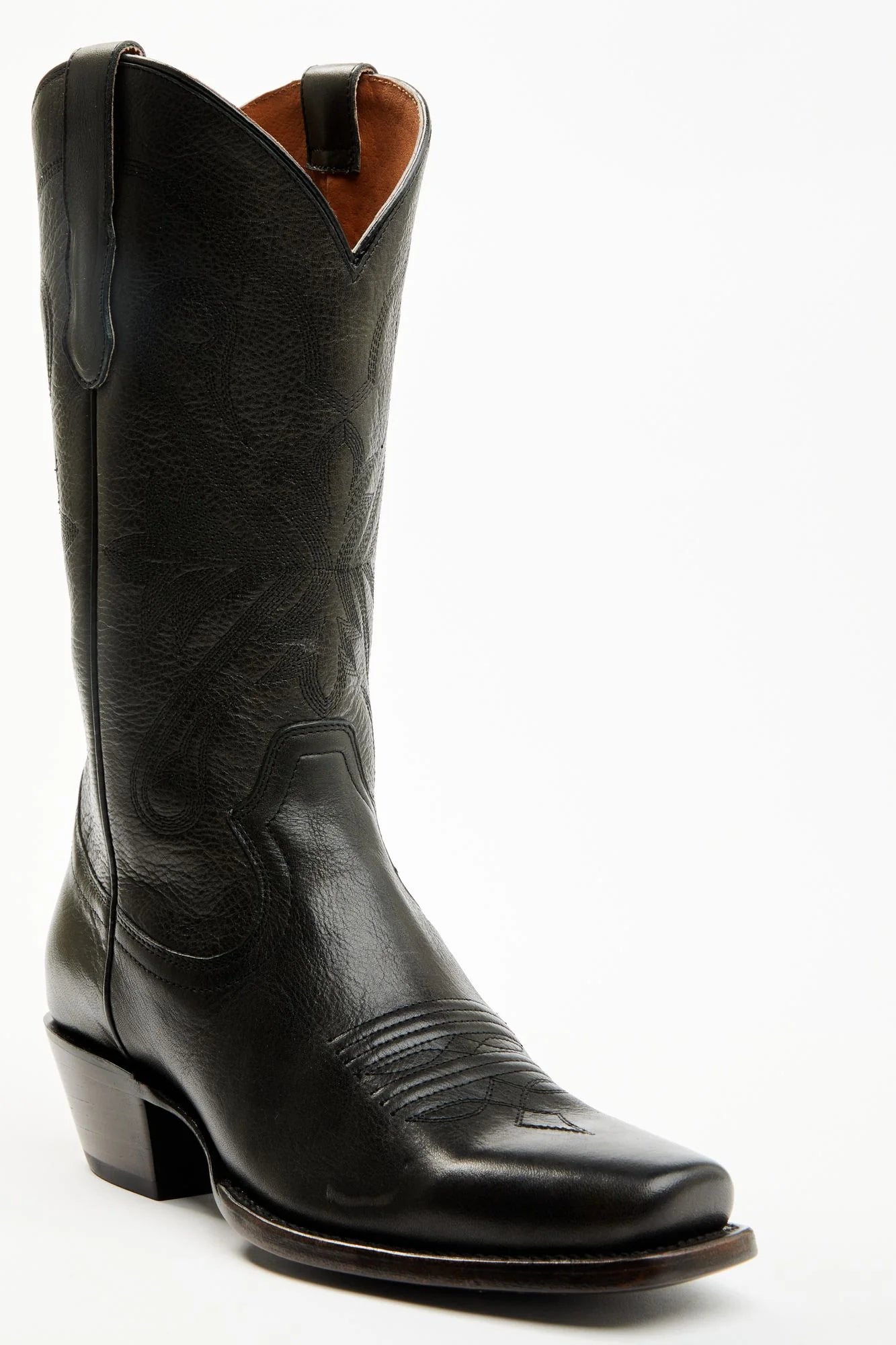 Cross-border plus size western Denim wind boots women 2024 autumn and winter new rivet locomotive boots TEUM explosions