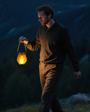 đ„đ„Dancing flame Solar Lantern Outdoor Lightsđ„đ„