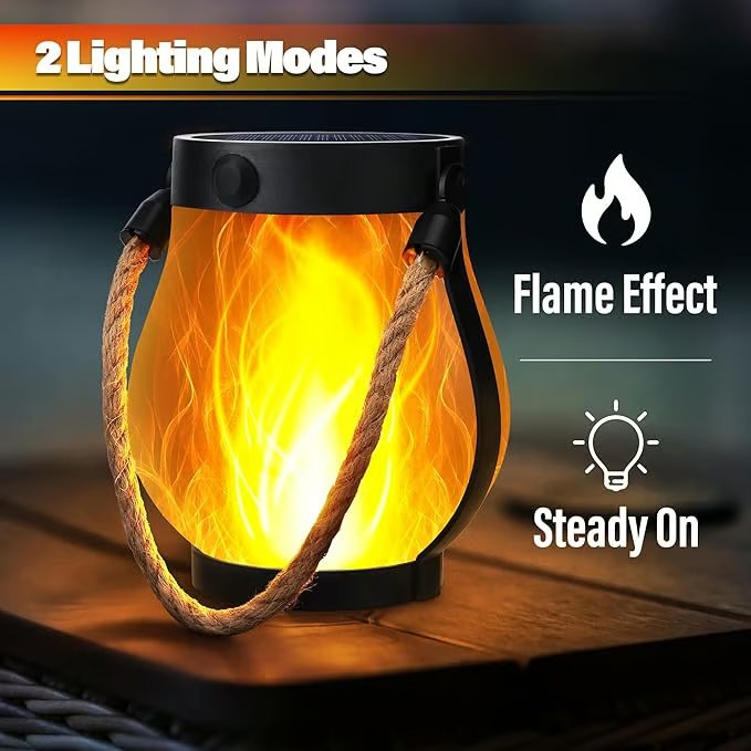 đ„đ„Dancing flame Solar Lantern Outdoor Lightsđ„đ„