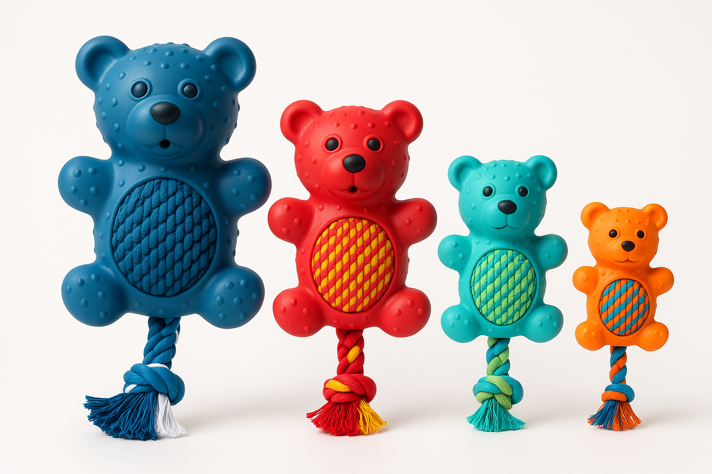 the indestructible & Interactive Bear Dog Toys