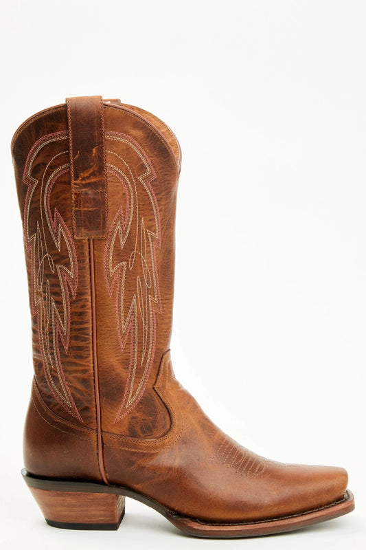 Cross-border plus size western Denim wind boots women 2024 autumn and winter new rivet locomotive boots TEUM explosions